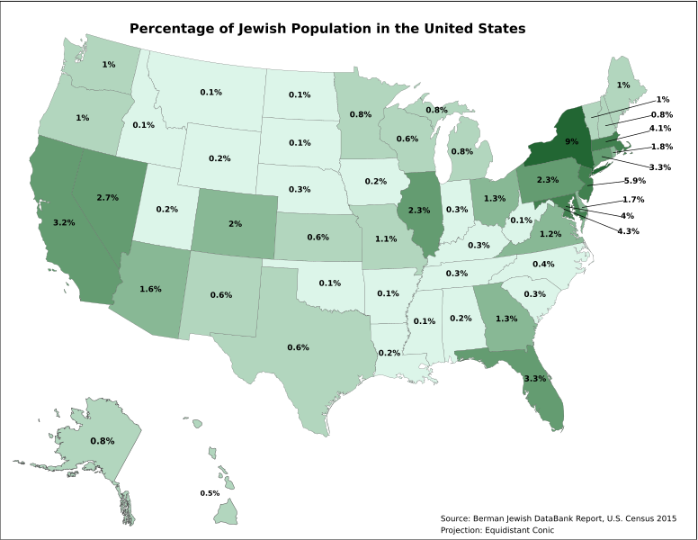 File:Jewish Percentage Population, United States.svg