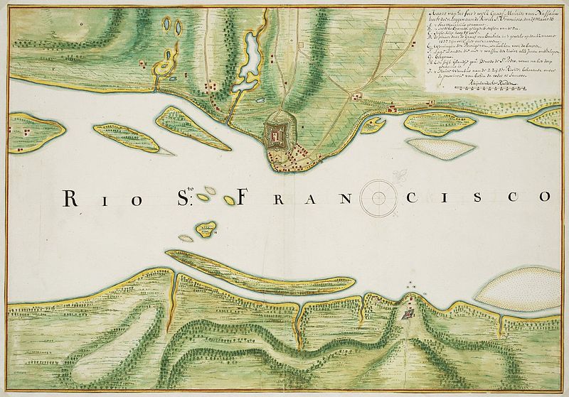 File:Johannes Vingboons - Kaart van Fort Maurits bij Rio Santo Francisco (1665).jpg