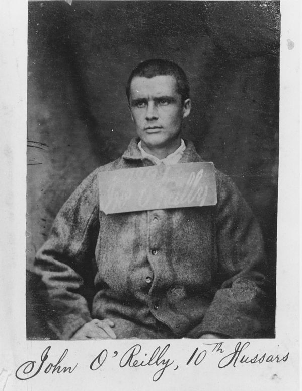 Photograph of imprisoned O'Reilly, 1866