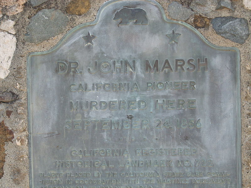 File:John Marsh Murder Site Marker 1.JPG