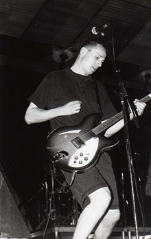 John Scott of the Mark of Cain, Canlı festivali, Brisbane, Ekim 1995