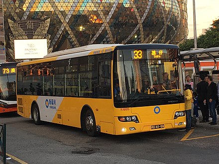 Bus in Macau.