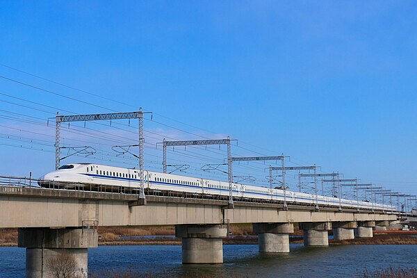 N700A Series Shinkansen between Nishi-Akashi and Himeji, February 2021