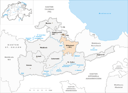 Wittenbach – Mappa