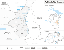 Werdenberg - kartta