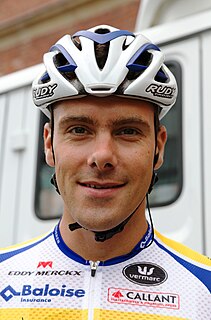 Kenny De Ketele Belgian racing cyclist