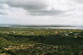 Uitzicht op Klein Bonaire, dat deel uitmaakt van het Bonaire National Marine Park (Stinapa = Stichting Nationale Parken Bonaire)