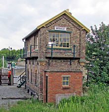 Bedale signal box in service during 2014 LNER Bedale Signal Box 06.09.14R edited-2.jpg