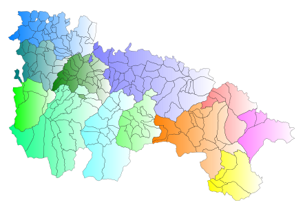 Comarques i municipis de la Rioja