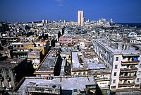 The cityscape of Havana, with Vedado in the far distance