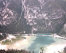 Vue du lac. depuis le Monte Piana.