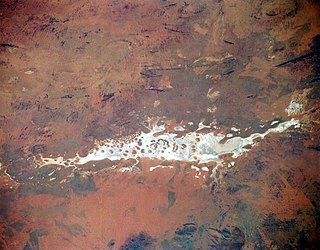 Lake Amadeus Lake in Northern Territory in Australia