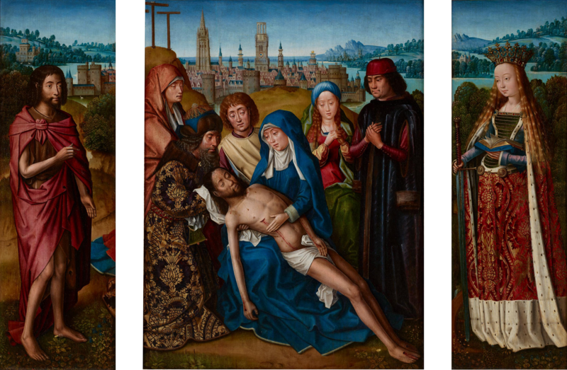 File:Lamentation with Saint John the Baptist and Saint Catherine of Alexandria.png