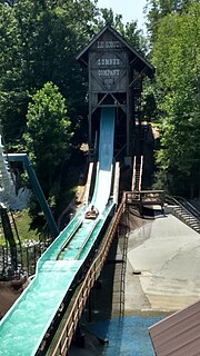 Le Scoot Log Flume Log flume at Busch Gardens Williamsburg