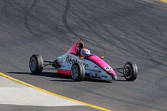 Leanne Tander (Mygale SJ10a) placed 10th in the series Leanne Tander Formula Ford 2015.JPG