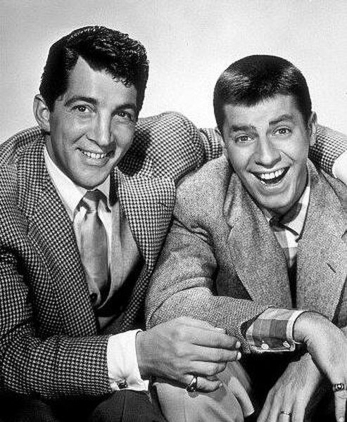 Lewis with Dean Martin in 1950