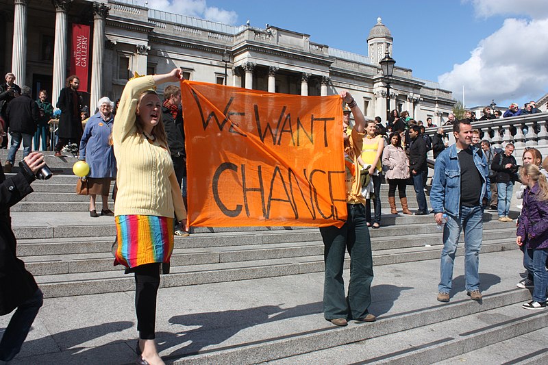 File:Lib Dem Trafalgar Square Flashmob (4582025906).jpg