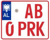 Vehicle Registration Plates Of Albania