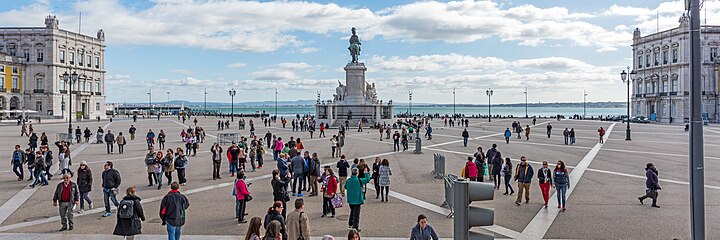 Praça Do Comércio: Platz in Lissabon‎