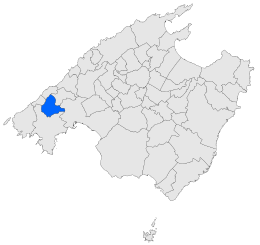 Puigpunyent - Mapa