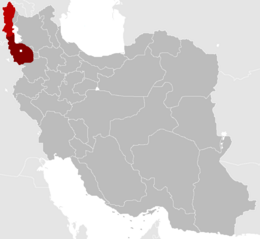 Repubblica di Mahabad - Localizzazione