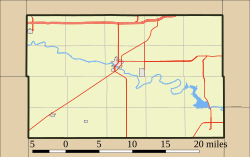 Kanopolis Drive-in Teater ini terletak di Ellsworth County, Kansas