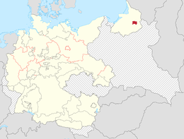 Circondario di Angerburg – Localizzazione