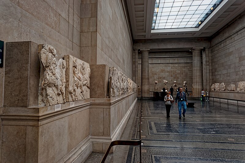 File:London - Great Russell Street - British Museum - Greece- Parthenon - Elgin Marbles - View SE.jpg