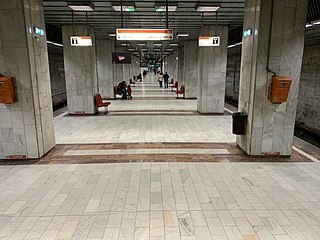 Lujerului metro station Bucharest metro station
