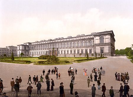 München Alte Pinakothek um 1900