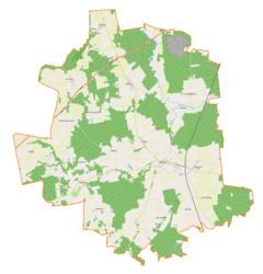 Mapa lokalizacyjna gminy Młynary