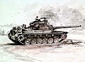 M-48 TANK by David E. Graves, CAT IX, 1969–70