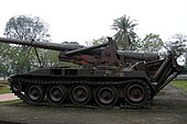 M107 self-propelled gun (howitzer), Hue, Vietnam.jpg