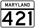 Thumbnail for File:MD Route 421.svg