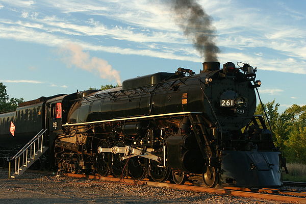 Milwaukee Road 261, a 1944 American 4-8-4 steam locomotive