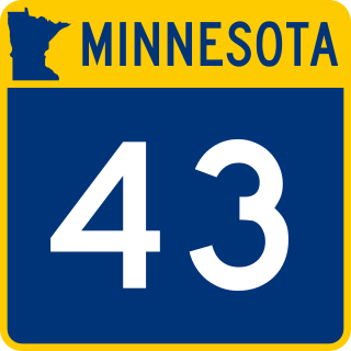 <span class="mw-page-title-main">Minnesota State Highway 43</span> State highway in Minnesota, United States