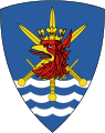Szczecin griffin used in the emblem of Multinational Corps Northeast.