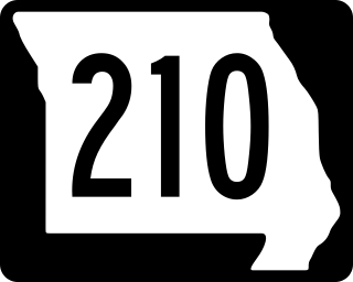 <span class="mw-page-title-main">Missouri Route 210</span> State highway in western Missouri