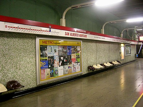 San Alberto Hurtado metro station