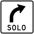 R3-5 (D) Right turn only