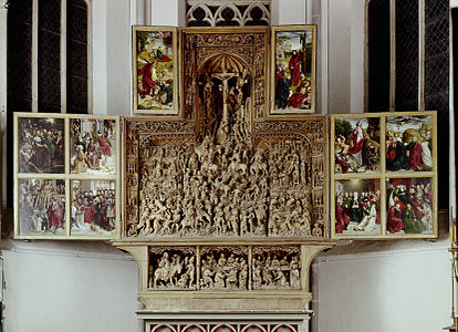 Le maître-autel de l'église Saint-Nicolas de Kalkar (1505-1507).