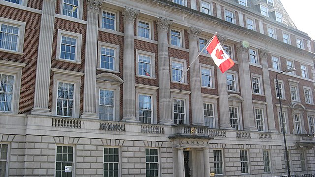 Macdonald House, which has since been demolished, was used as the U.S. Embassy from 1938 to 1960, and then by the High Commission of Canada from 1961 