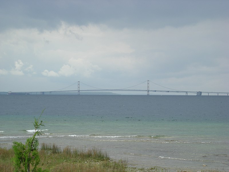 File:Mackinac Island July 2010 18 (view of Mackinac Bridge).JPG