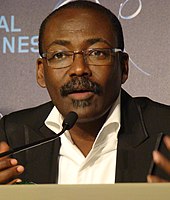 Mahamat-Saleh Haroun at the festival for his film A Screaming Man MahametSalehHarounCannesMay10.jpg