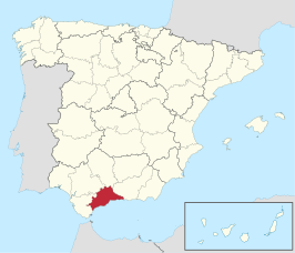 Malaga in Spain (plus Canarias).svg