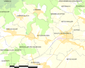 Poziția localității Kutzenhausen