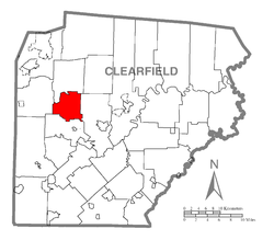 Vị trí trong Quận Clearfield, Pennsylvania