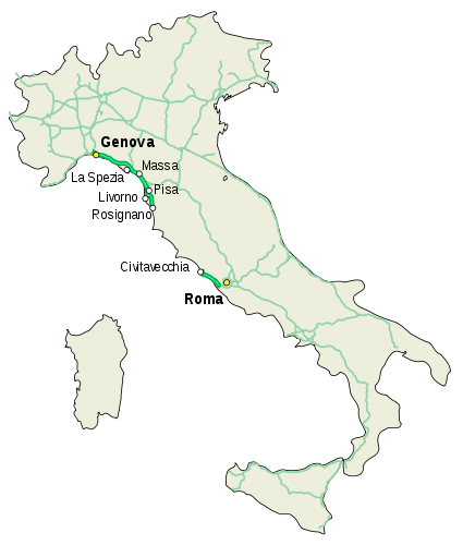 File:Mappa autostrada A12 Italia.svg
