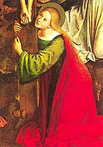 Marie Madeleine, par Ludovico Brea, crucifixion du XVIe siècle.