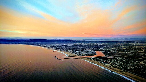 Marina Del Rey aerial enhanced